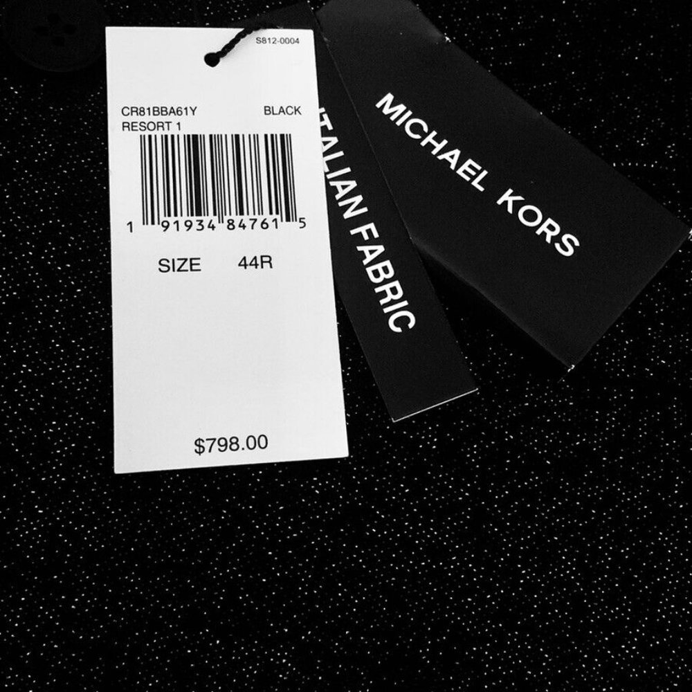 Michael Kors Mens Lurex Wool Blazer Size 44R Retail Value: $798.00 - Picture 6 of 7
